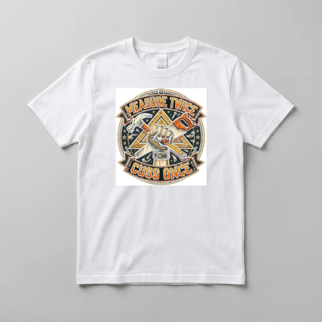 Midnight Mecha Protocol — Everyday Crewneck Tee (Pure White)