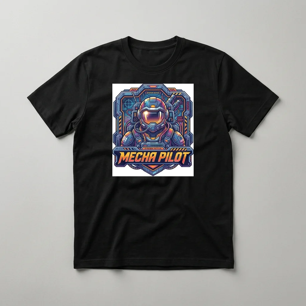 Solaris Cyber Cityscape — Classic Streetwear T-Shirt (Jet Black)