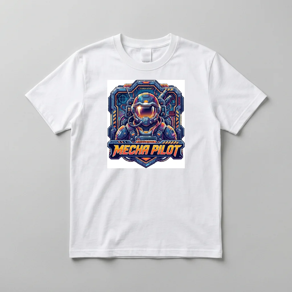 Solaris Cyber Cityscape — Everyday Crewneck Tee (Pure White)