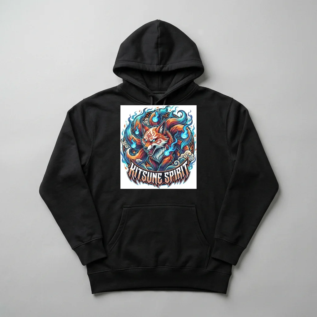 Phantom Cyber Runner 2088 — Heavyweight Pullover Hoodie (Charcoal Black)