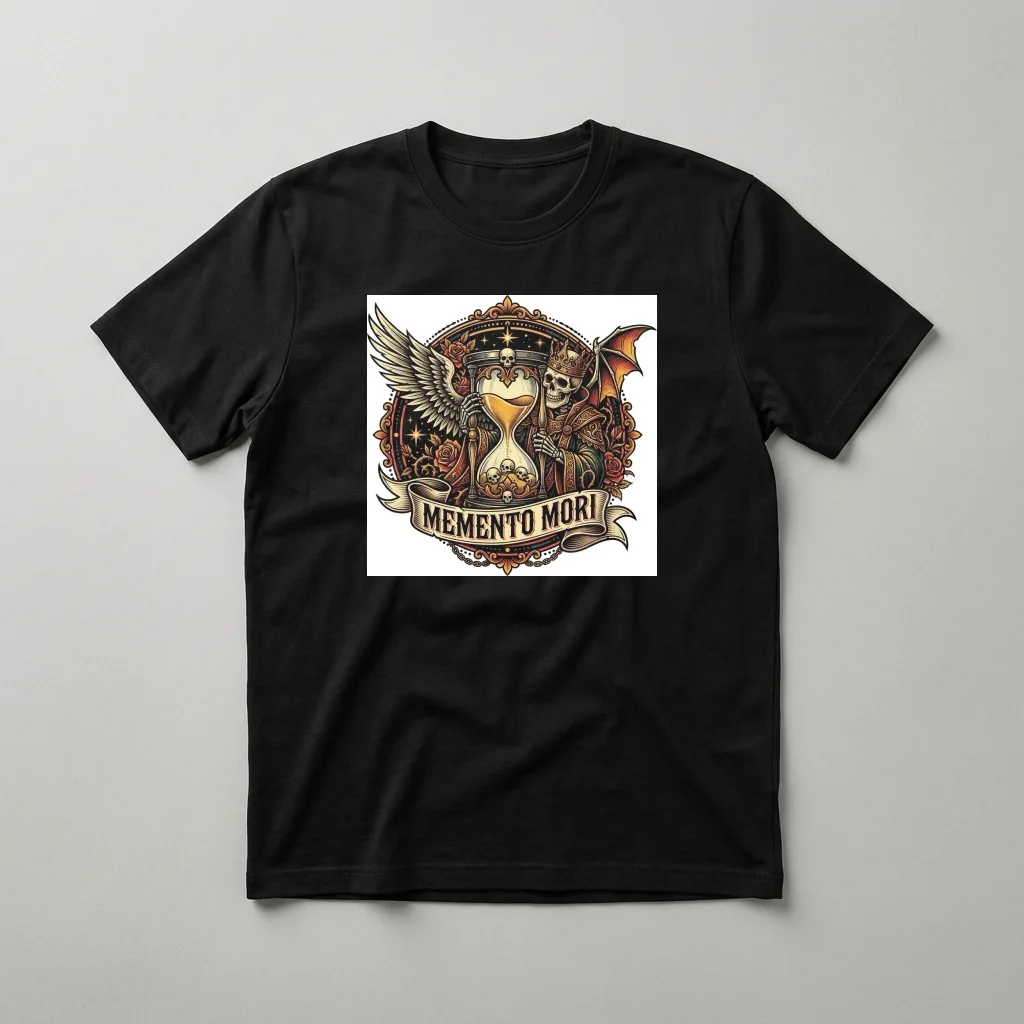 Chrome Skull Syndicate — Classic Streetwear T-Shirt (Jet Black)