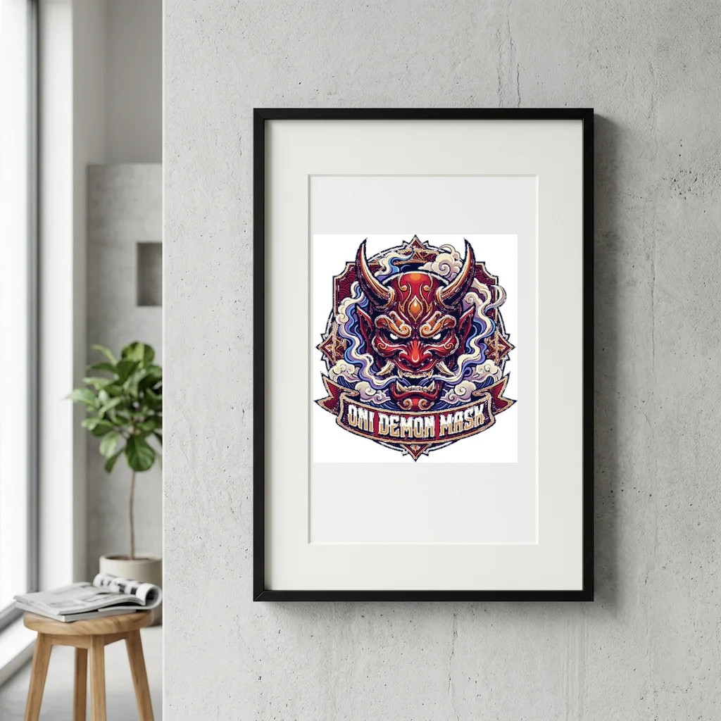 Orbital Station Zero Gravity — Gallery Framed Art Poster (Exhibition Frame)