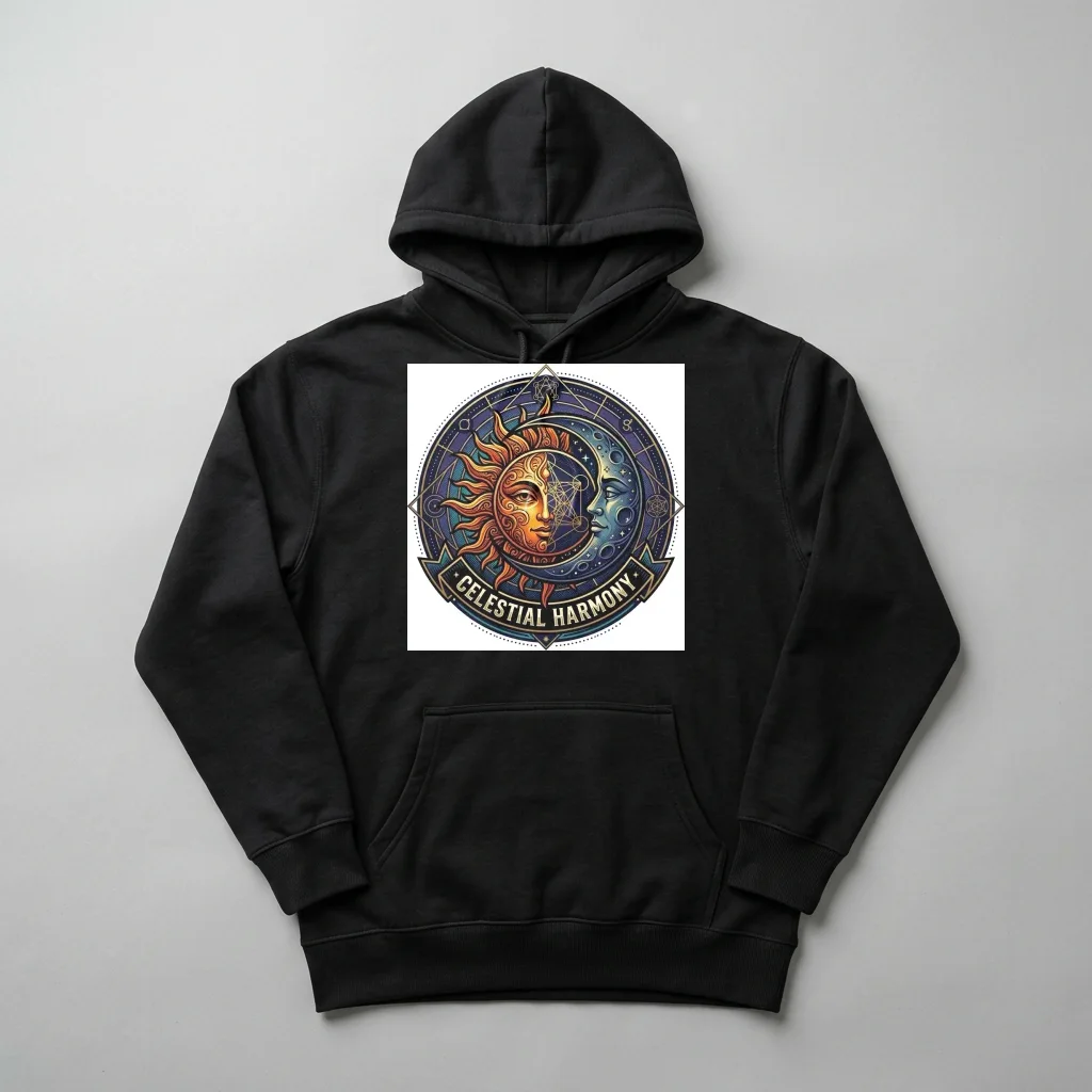 Subway District Neon Phantom — Heavyweight Pullover Hoodie (Charcoal Black)