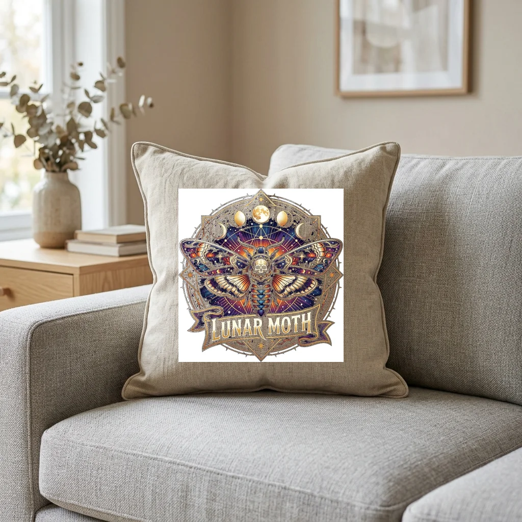 Overdrive Vector Velocity — Square Linen Throw Pillow 18x18 (Natural Linen)