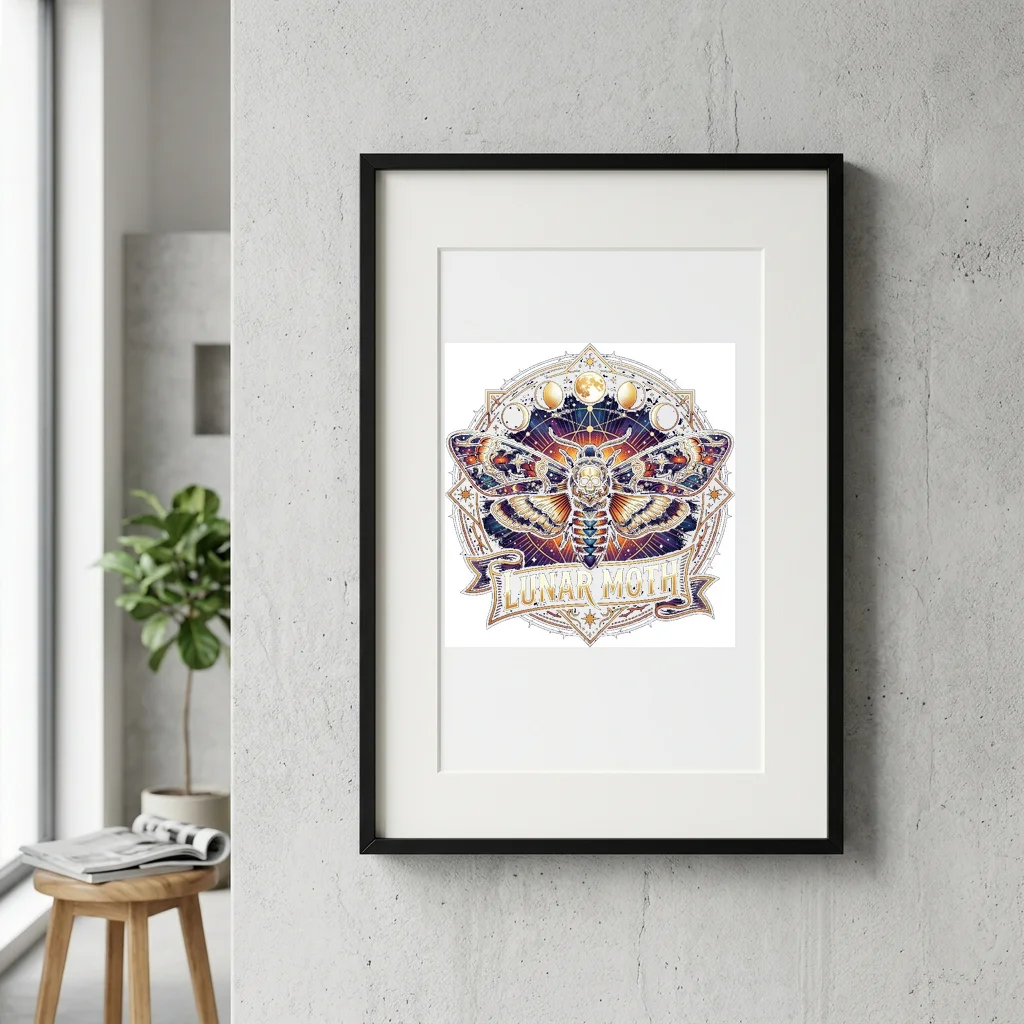 Overdrive Vector Velocity — Gallery Framed Art Poster (Exhibition Frame)