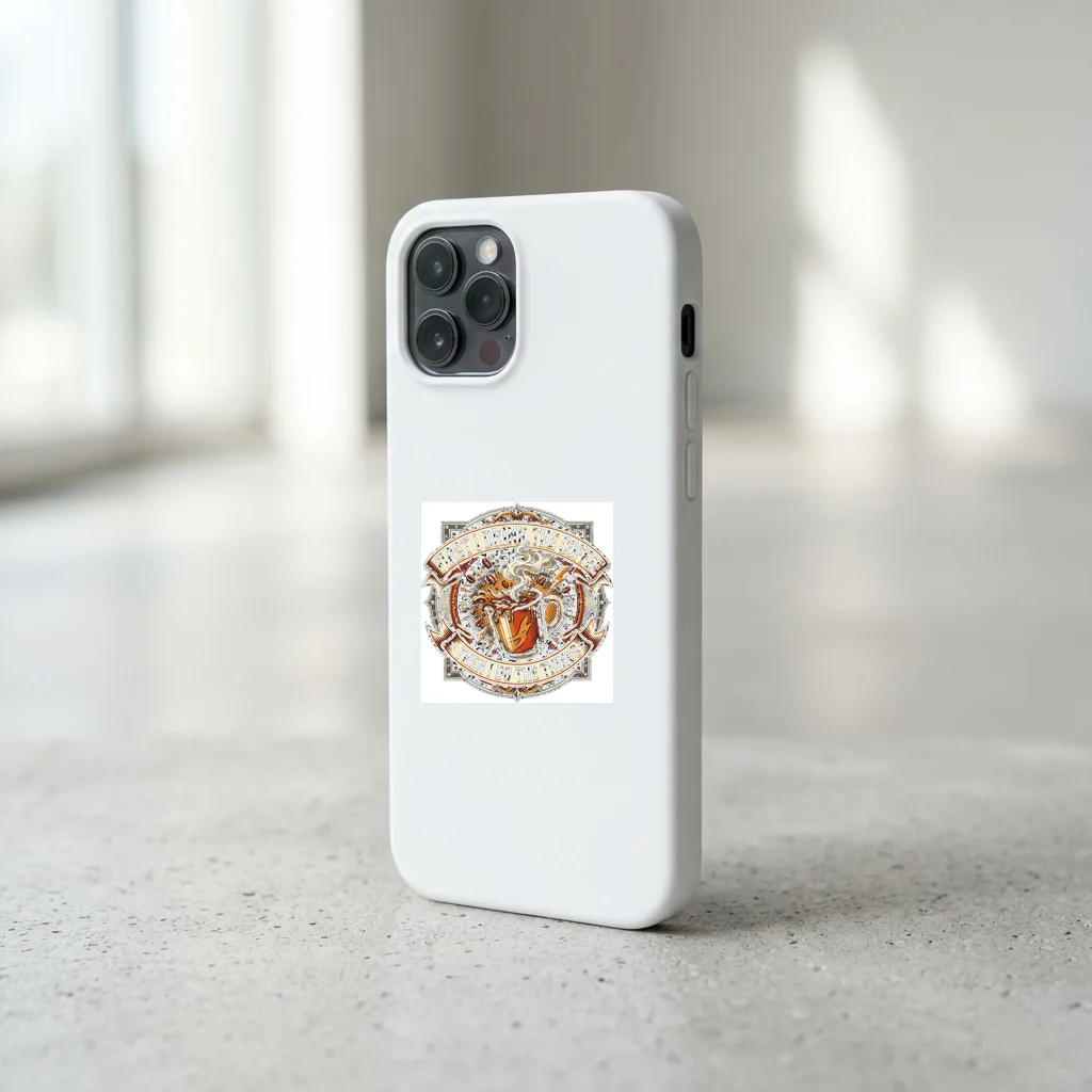 Cyber Lotus Sacred Geometry — Impact Snap Smartphone Case