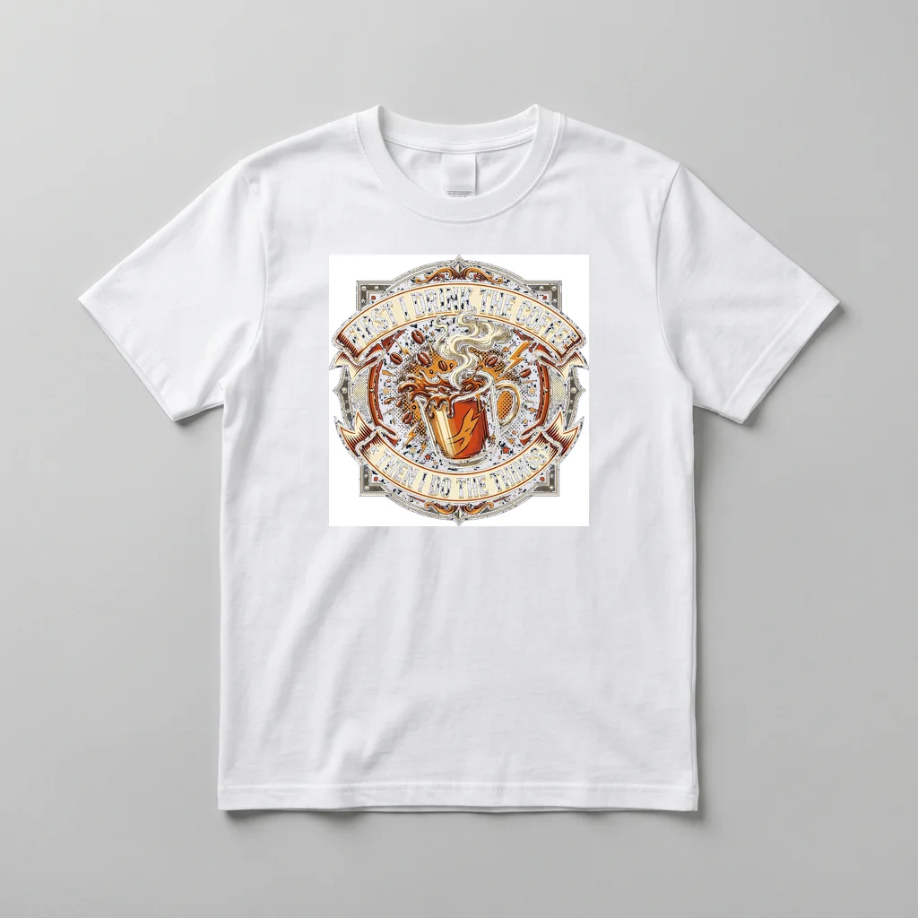 Cyber Lotus Sacred Geometry — Everyday Crewneck Tee (Pure White)