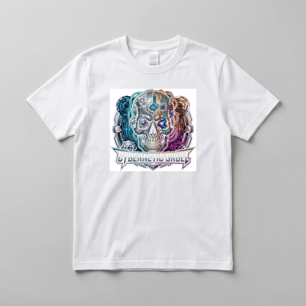 Neon Demon Hannya Mask — Everyday Crewneck Tee (Pure White)