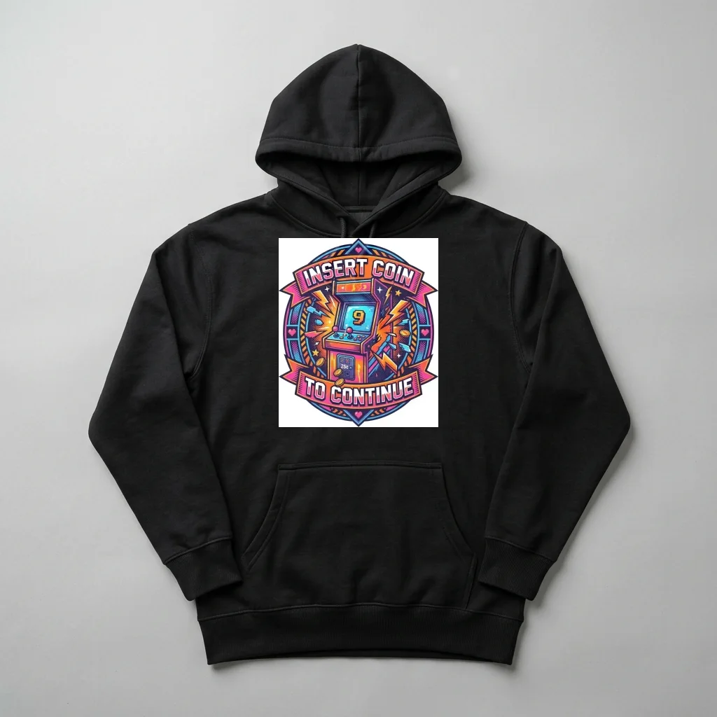Night City Streetwear Division — Heavyweight Pullover Hoodie (Charcoal Black)