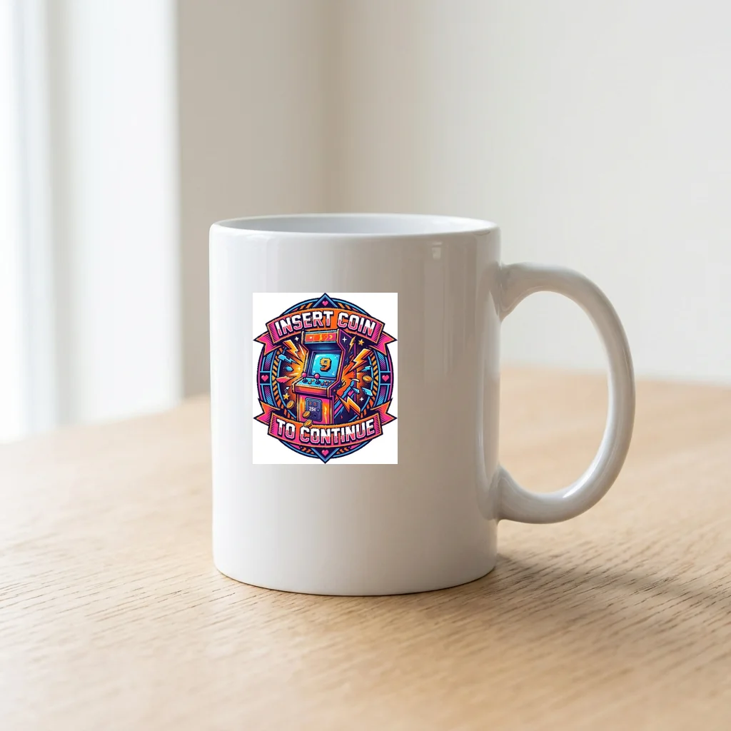 Night City Streetwear Division — Ceramic Coffee Mug 11oz (Glossy White)
