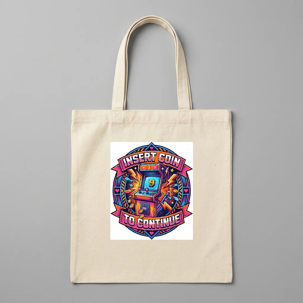 Night City Streetwear Division — Organic Cotton Canvas Tote Bag (Natural)