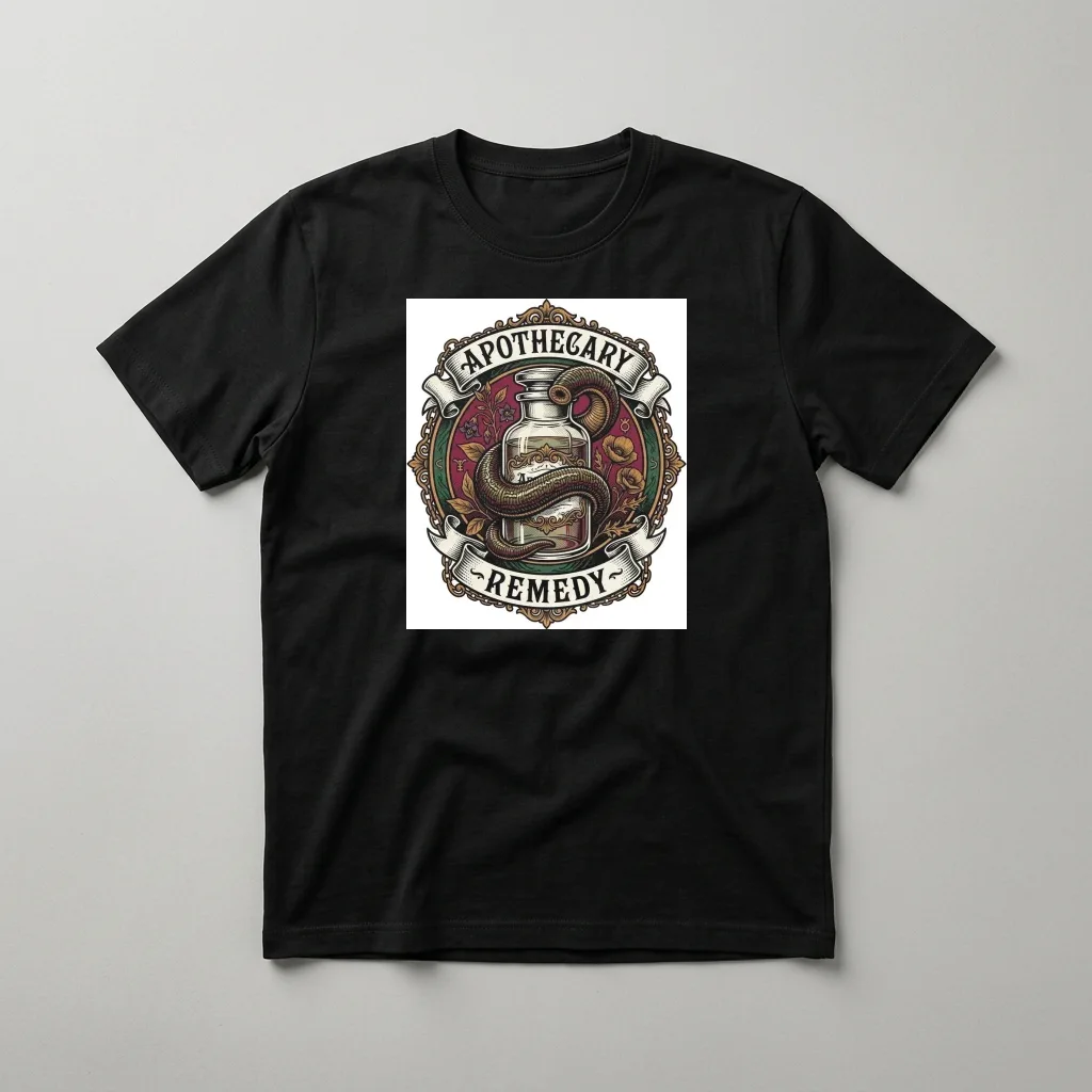 Solar Flare Cyber Horizon — Classic Streetwear T-Shirt (Jet Black)