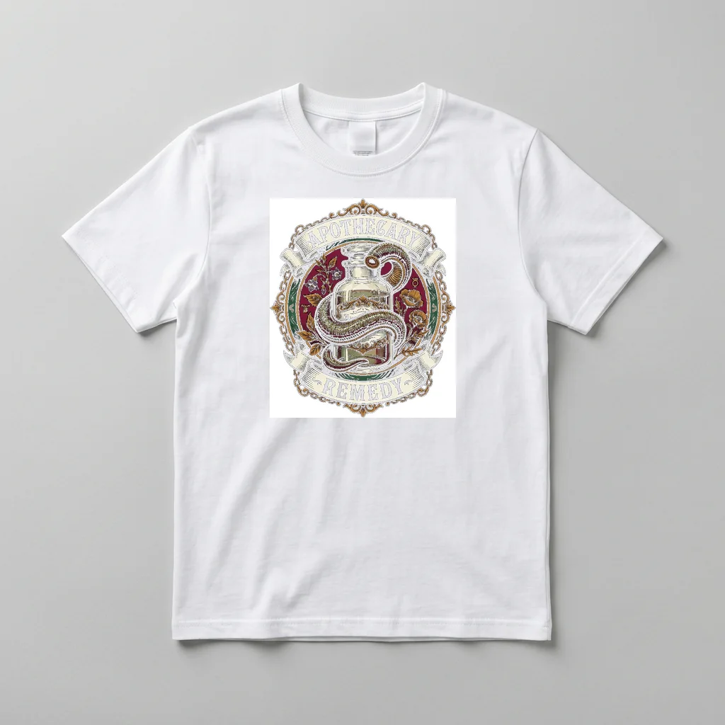 Solar Flare Cyber Horizon — Everyday Crewneck Tee (Pure White)