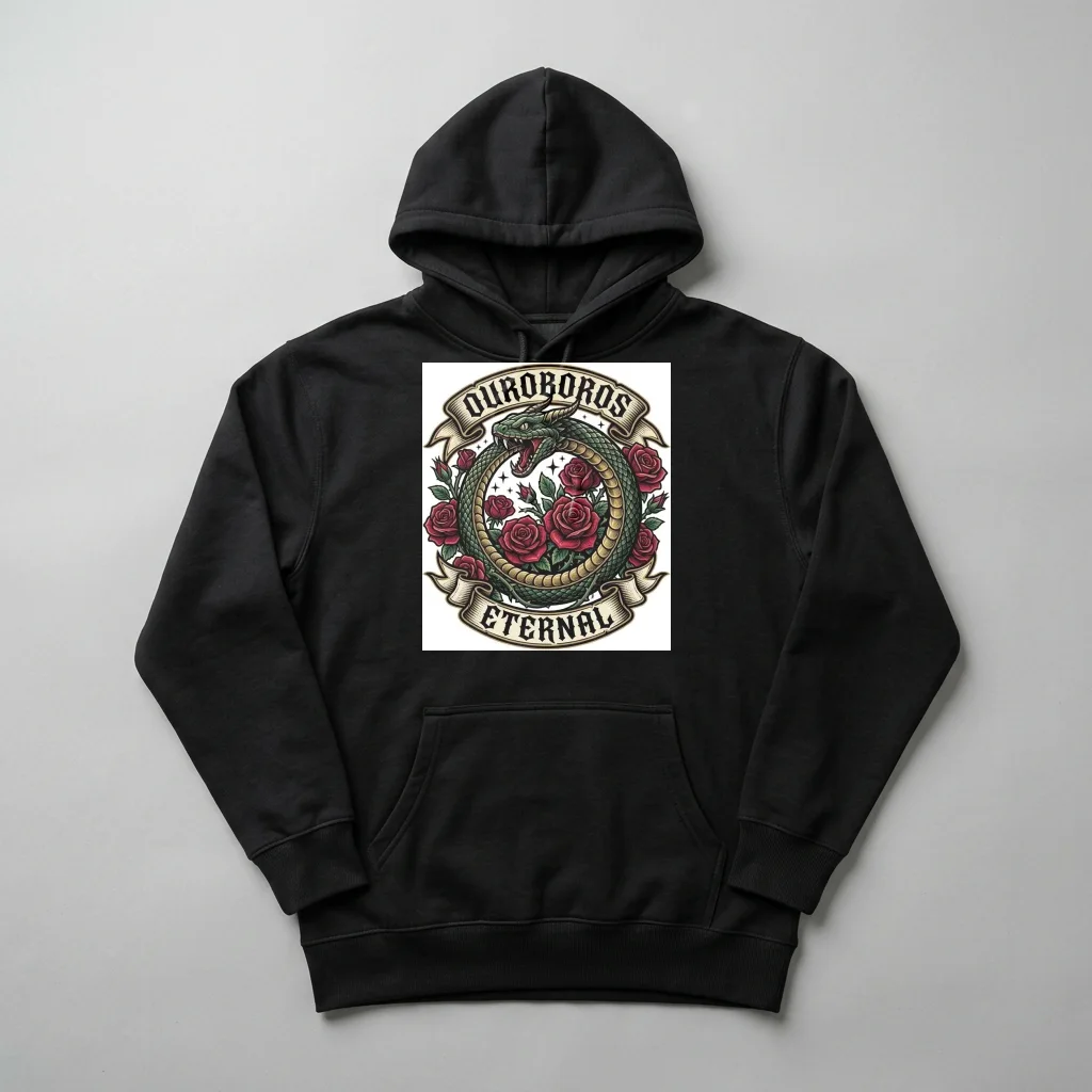 Cyberpunk Tiger Stealth Unit — Heavyweight Pullover Hoodie (Charcoal Black)