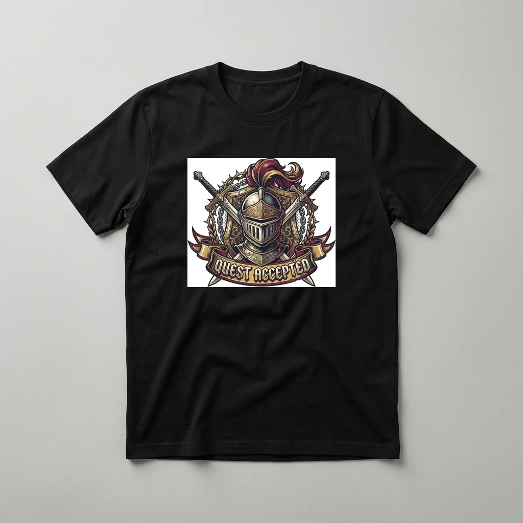 Kuroshio Neon Current — Classic Streetwear T-Shirt (Jet Black)