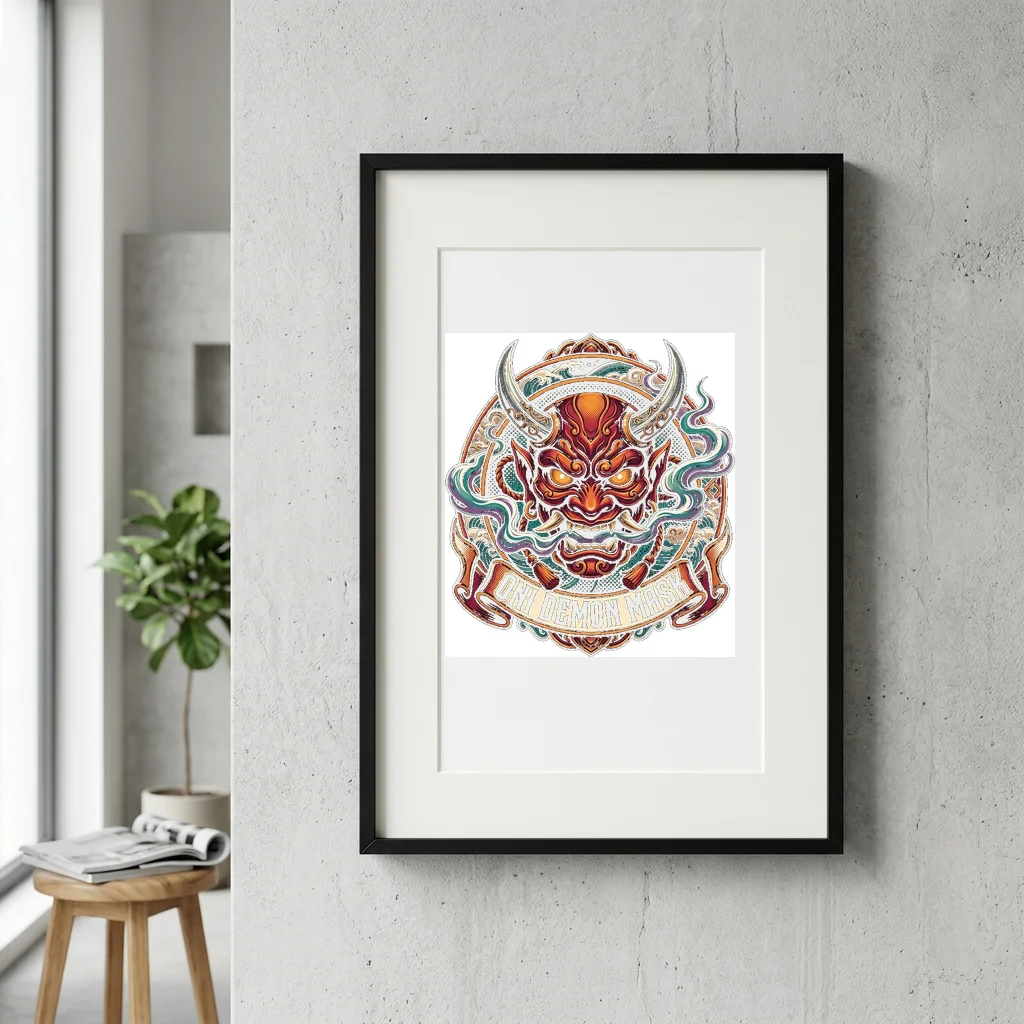 Tokyo Metro Ghost Train — Gallery Framed Art Poster (Exhibition Frame)