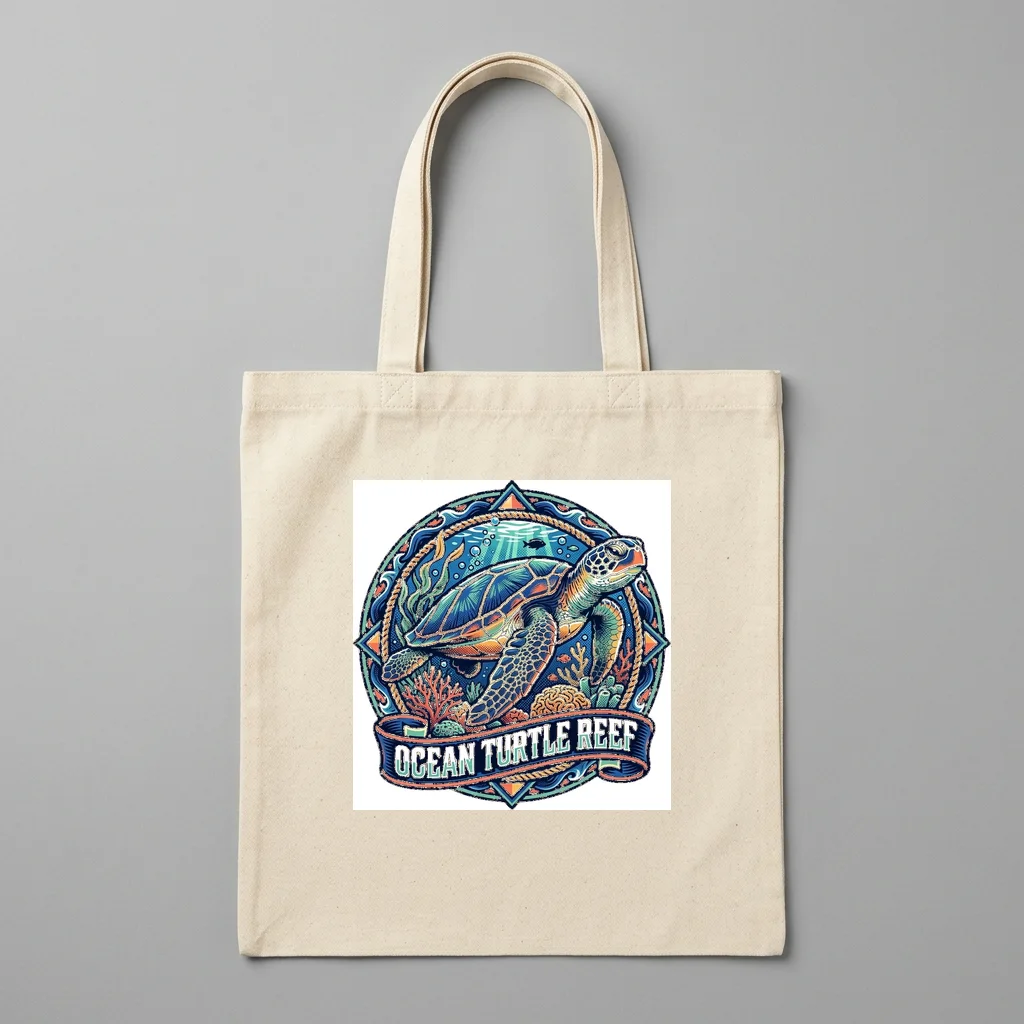 Cyber Dragon Imperial Guard — Organic Cotton Canvas Tote Bag (Natural)