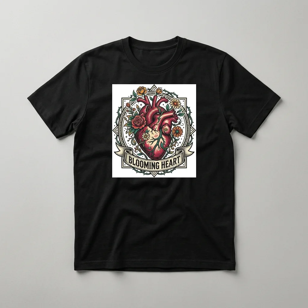 Synthetic Soul Electric Heart — Classic Streetwear T-Shirt (Jet Black)