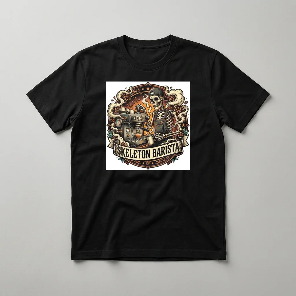 Retro Wave Synth Grid — Classic Streetwear T-Shirt (Jet Black)