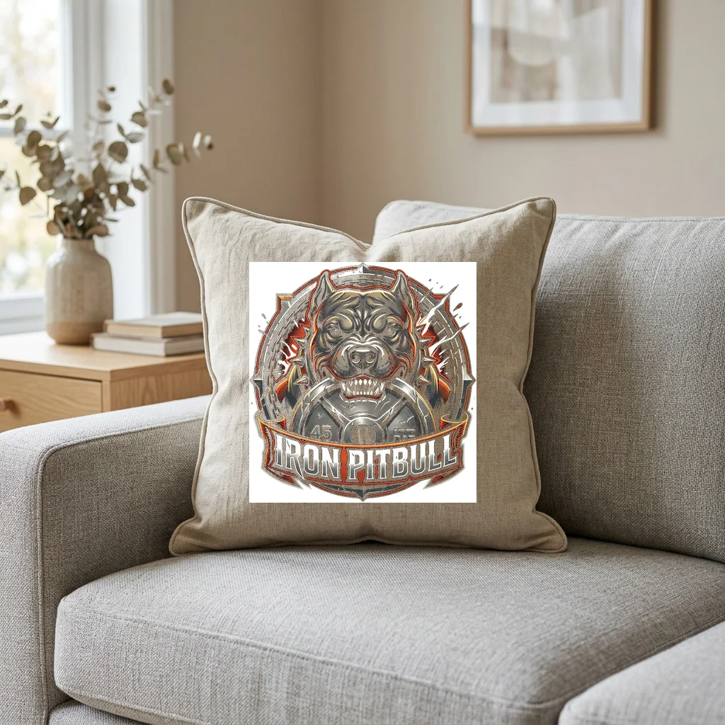 Pixel Paladin Holy Knight — Square Linen Throw Pillow 18x18 (Natural Linen)