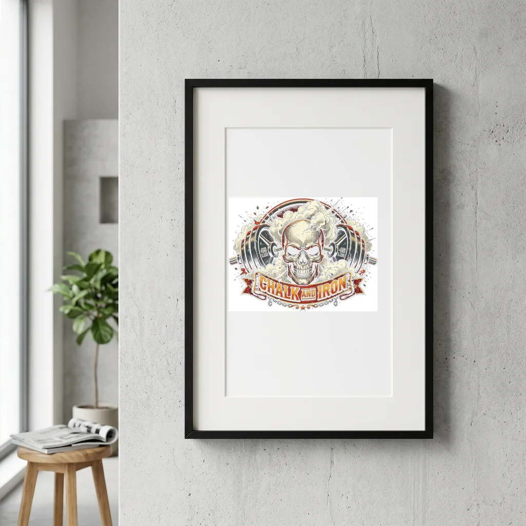 Retro Synthwave Sunset Cruise — Gallery Framed Art Poster (Exhibition Frame)