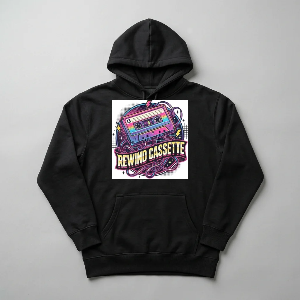 Arcade Token Insert Coin — Heavyweight Pullover Hoodie (Charcoal Black)