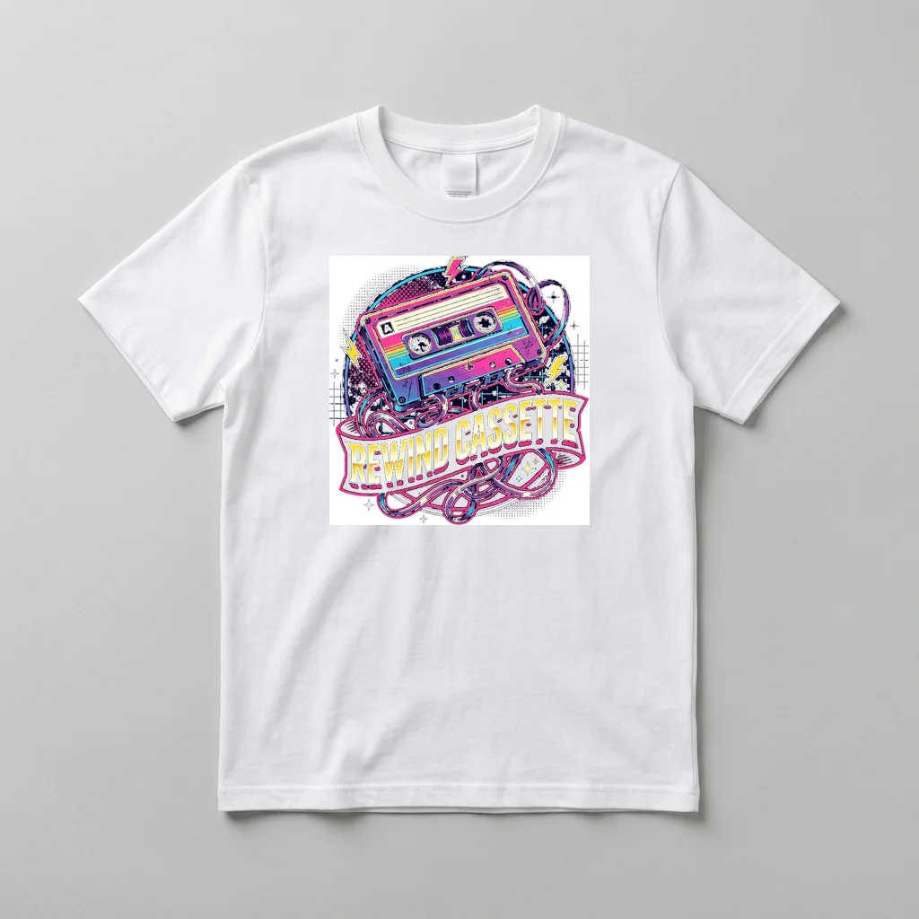 Arcade Token Insert Coin — Everyday Crewneck Tee (Pure White)