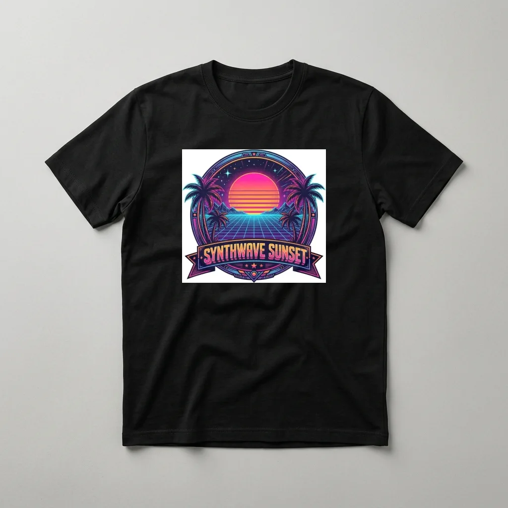 Chip Tune Soundwave Frequency — Classic Streetwear T-Shirt (Jet Black)
