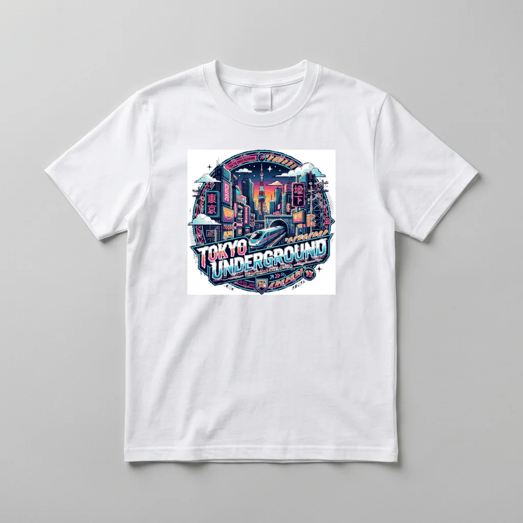 Pixel Cybernetic Ronin — Everyday Crewneck Tee (Pure White)
