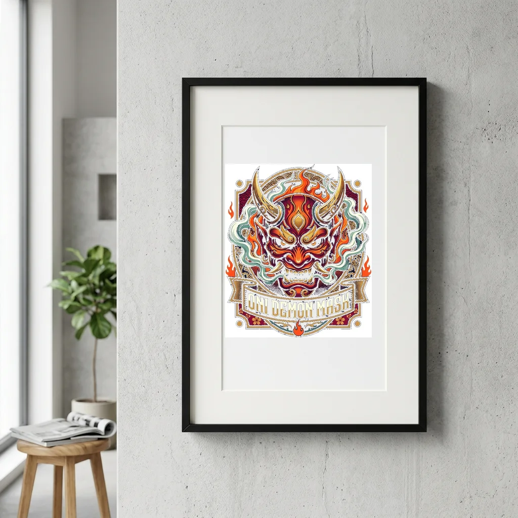 Pixel Neon Drive Boulevard — Gallery Framed Art Poster (Exhibition Frame)