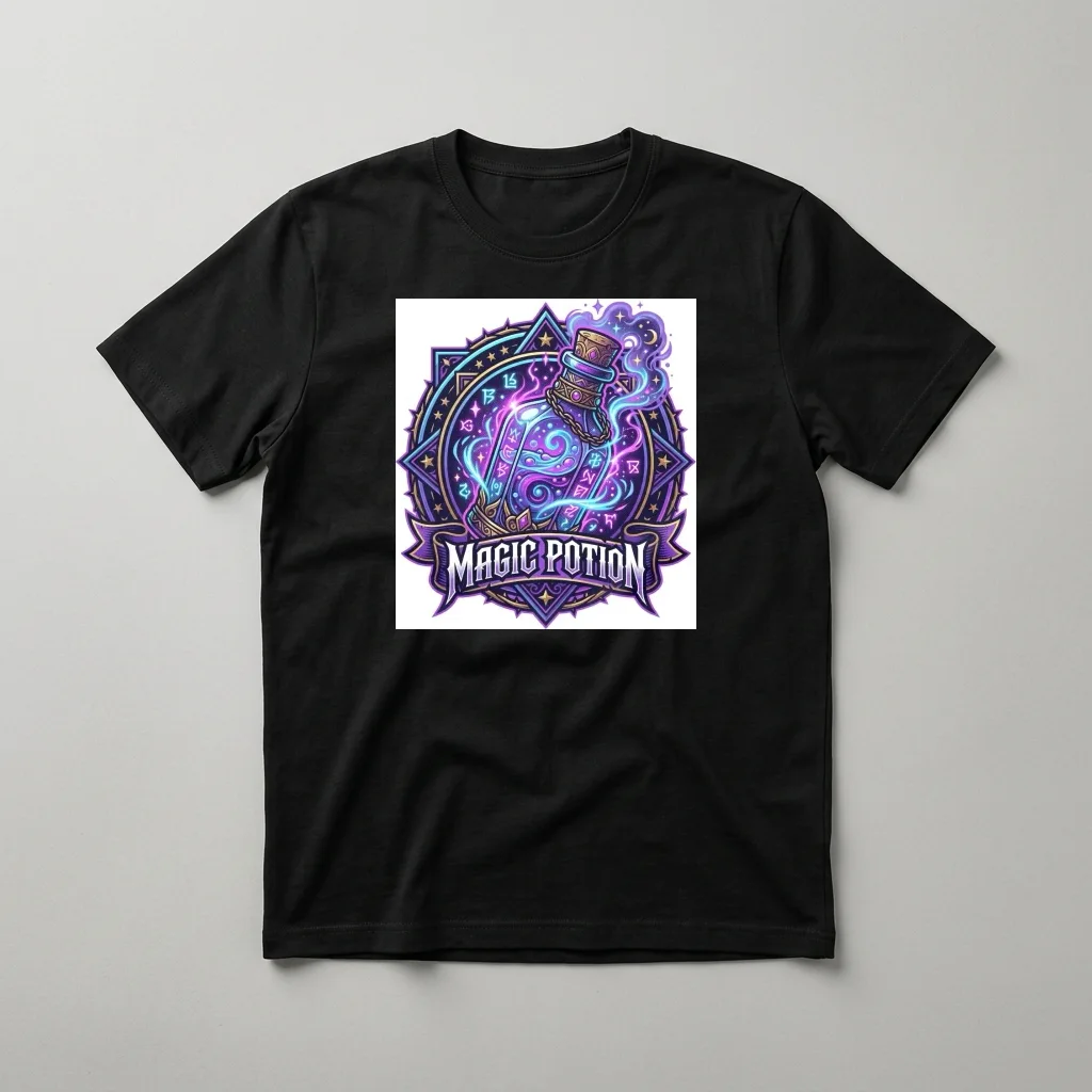 Retro Neon Cyberpunk Arcade — Classic Streetwear T-Shirt (Jet Black)