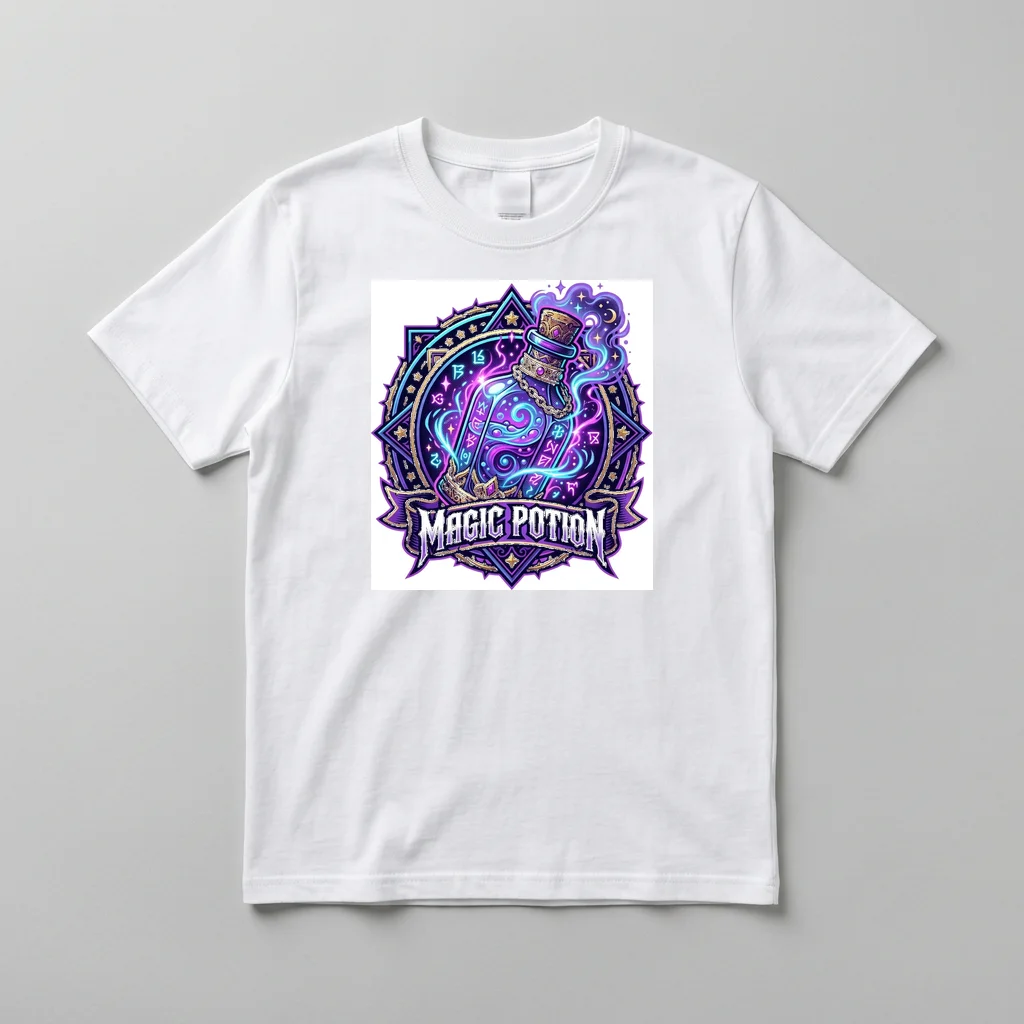 Retro Neon Cyberpunk Arcade — Everyday Crewneck Tee (Pure White)