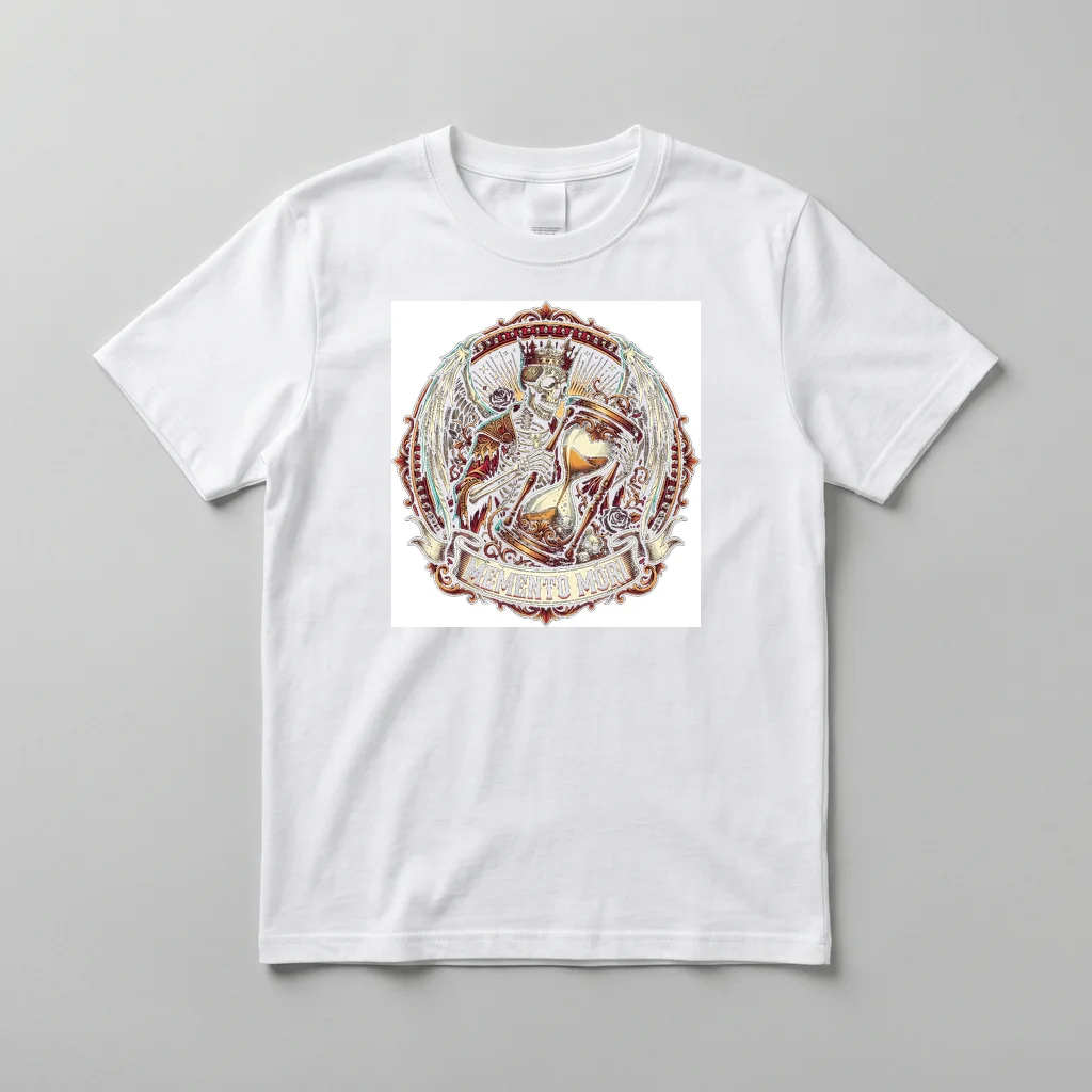 Pixel Cyberpunk Skyline — Everyday Crewneck Tee (Pure White)