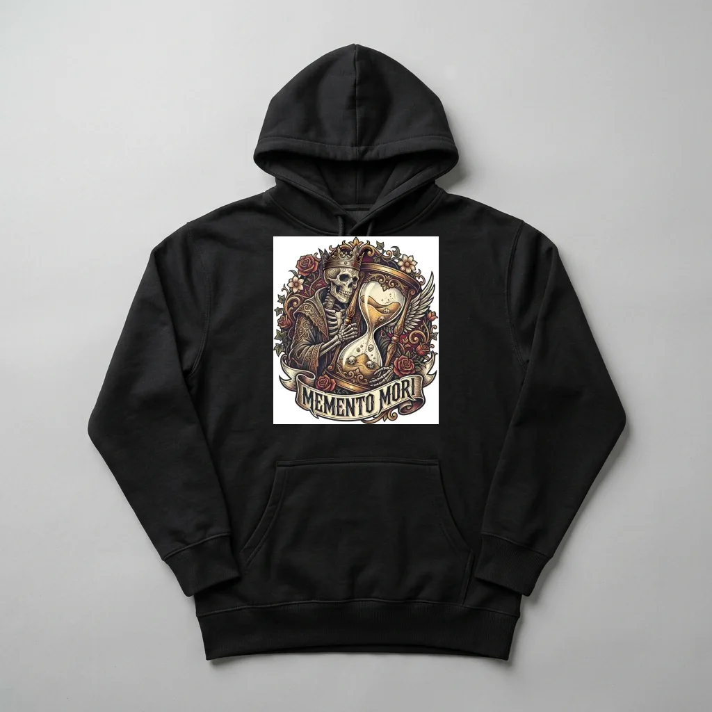 Pixel Mech Armor Titan — Heavyweight Pullover Hoodie (Charcoal Black)