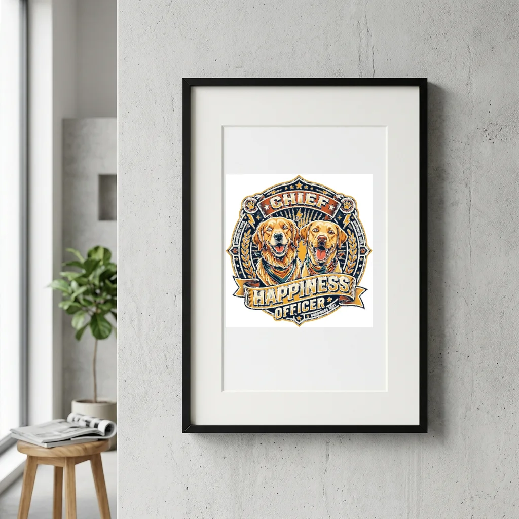 Retro Wave Sunset Highway — Gallery Framed Art Poster (Exhibition Frame)