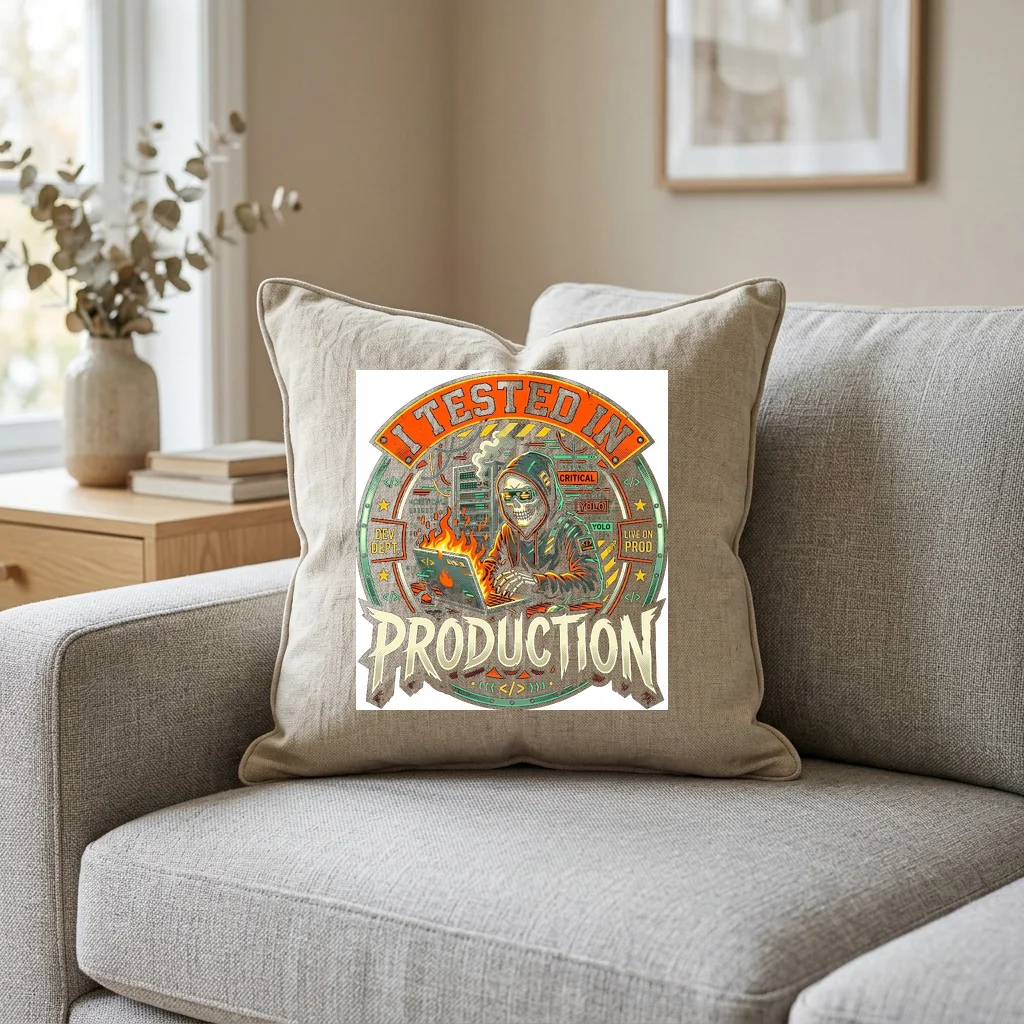 Cosmic Starlight Voyager — Square Linen Throw Pillow 18x18 (Natural Linen)