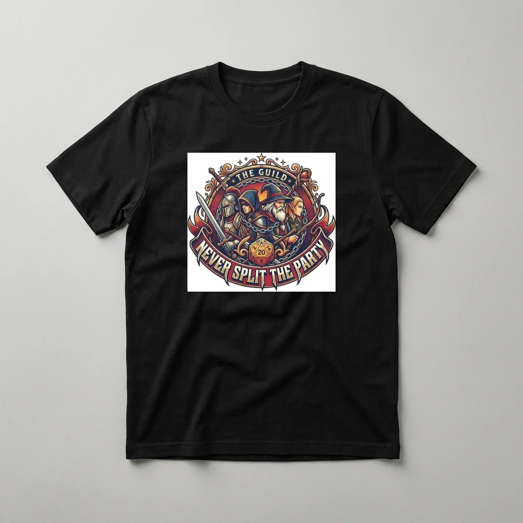 Solar Eclipse Dragon Crest — Classic Streetwear T-Shirt (Jet Black)