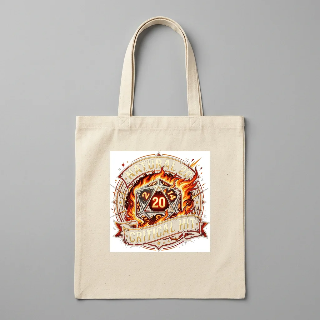 Alchemical Moon Phase Magic — Organic Cotton Canvas Tote Bag (Natural)
