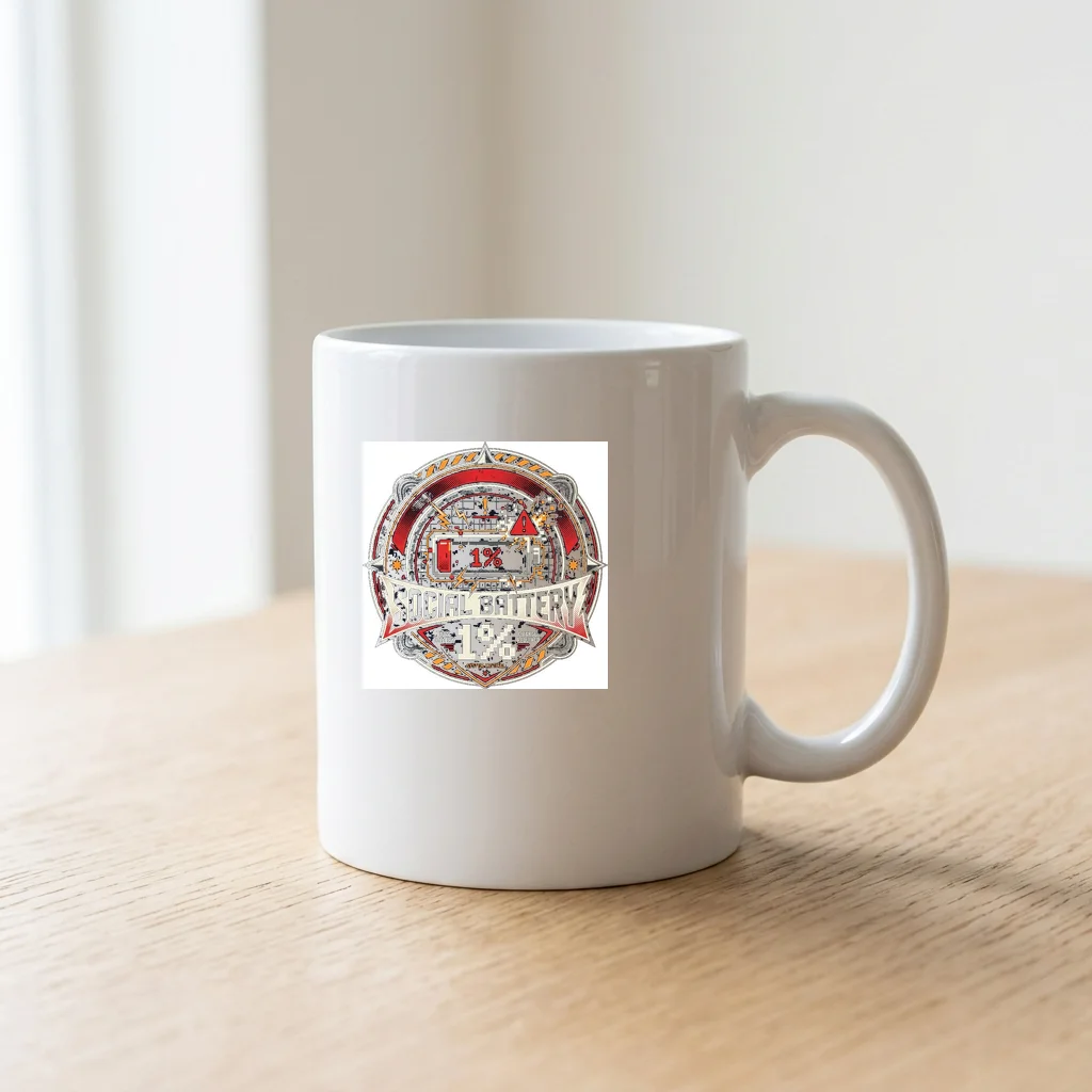 Dark Matter Void Aberration — Ceramic Coffee Mug 11oz (Glossy White)