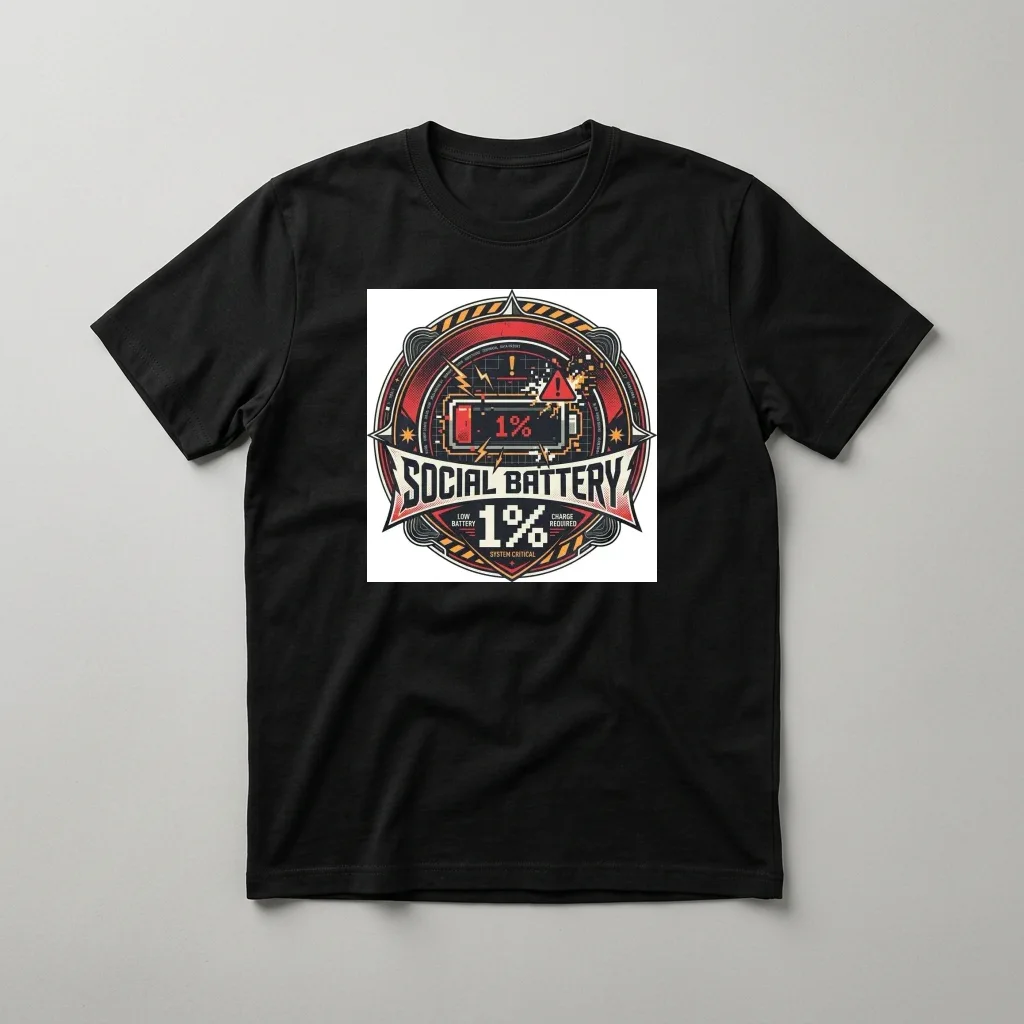 Dark Matter Void Aberration — Classic Streetwear T-Shirt (Jet Black)