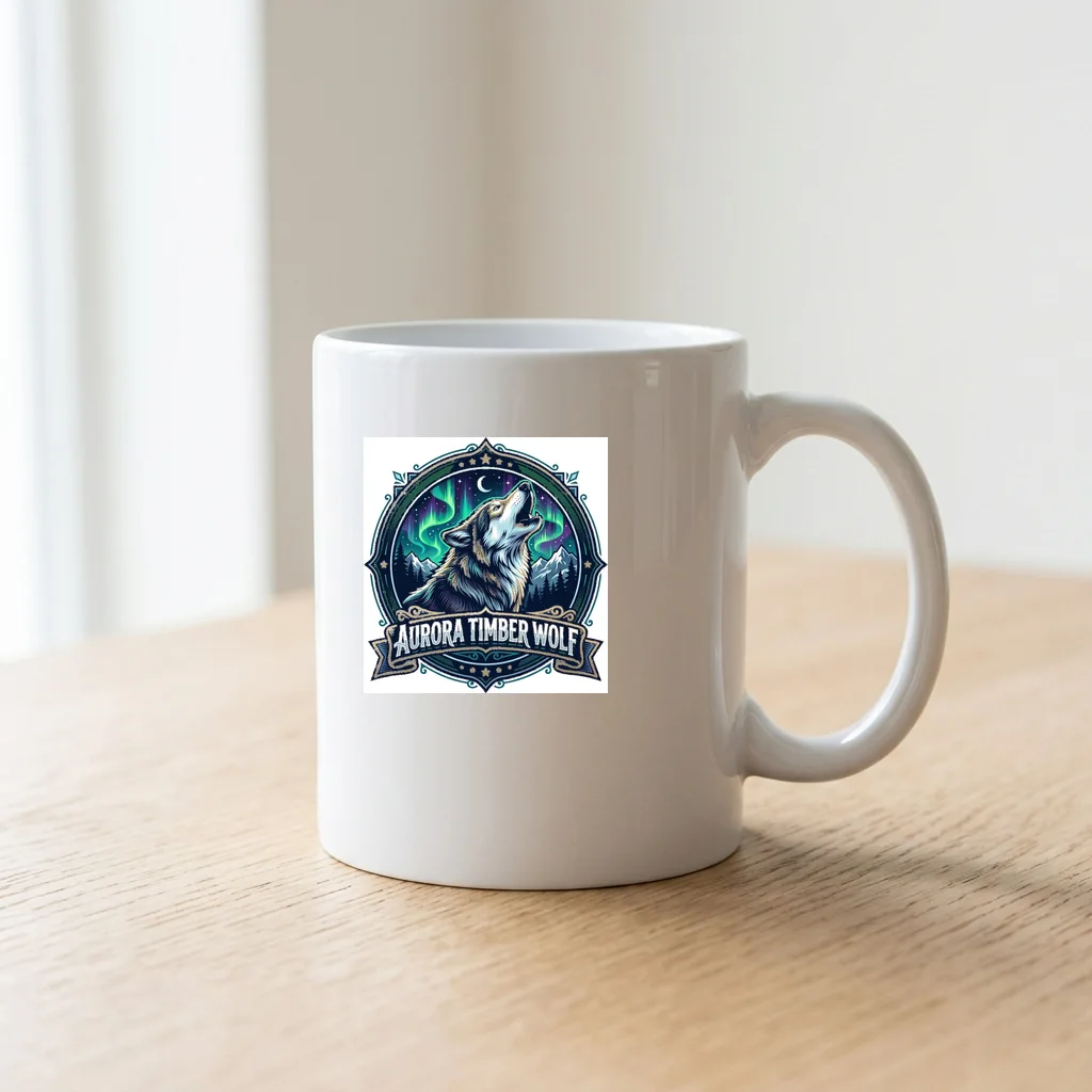 Starlight Tarot Arcana Wheel — Ceramic Coffee Mug 11oz (Glossy White)