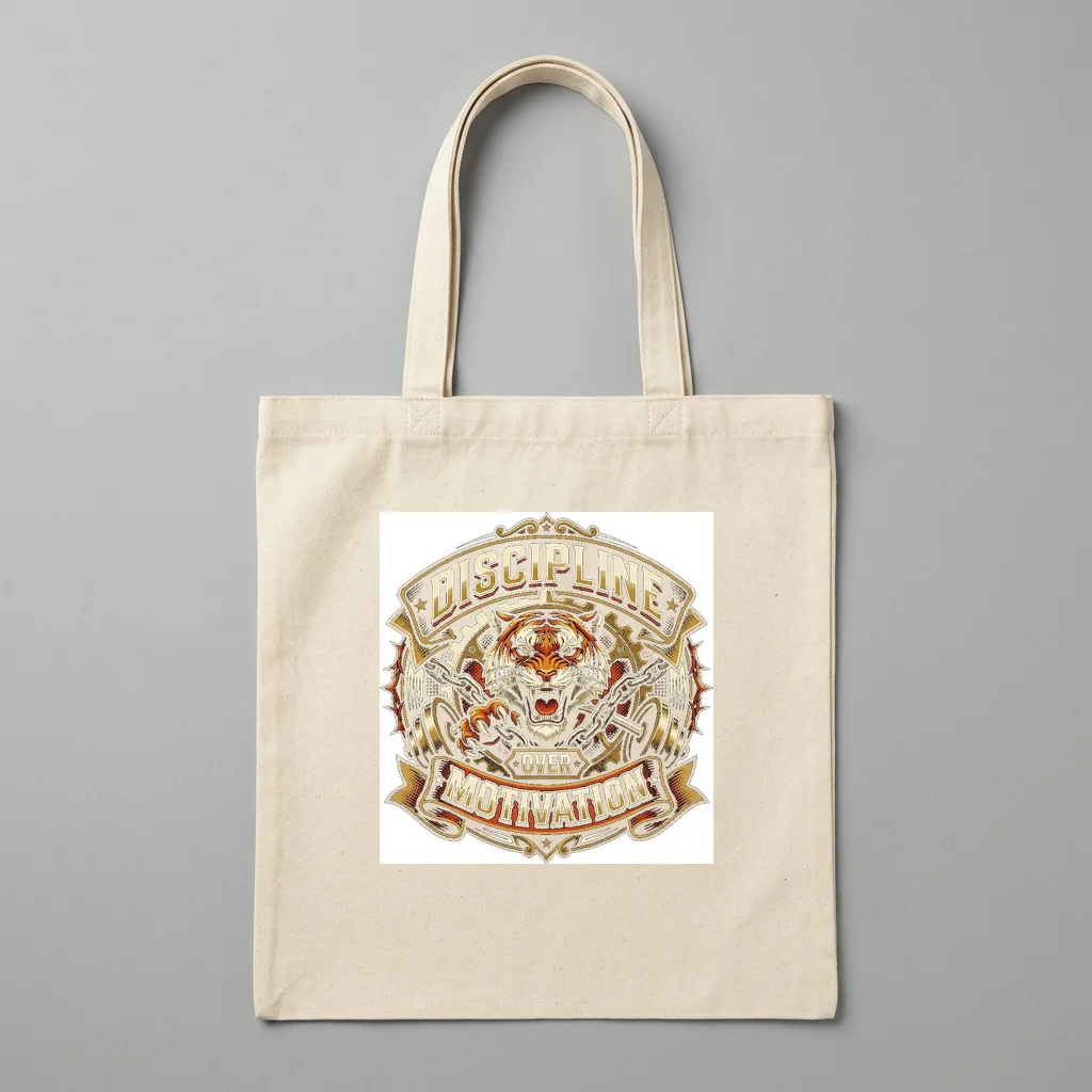 Mystic Zodiac Star Chart — Organic Cotton Canvas Tote Bag (Natural)
