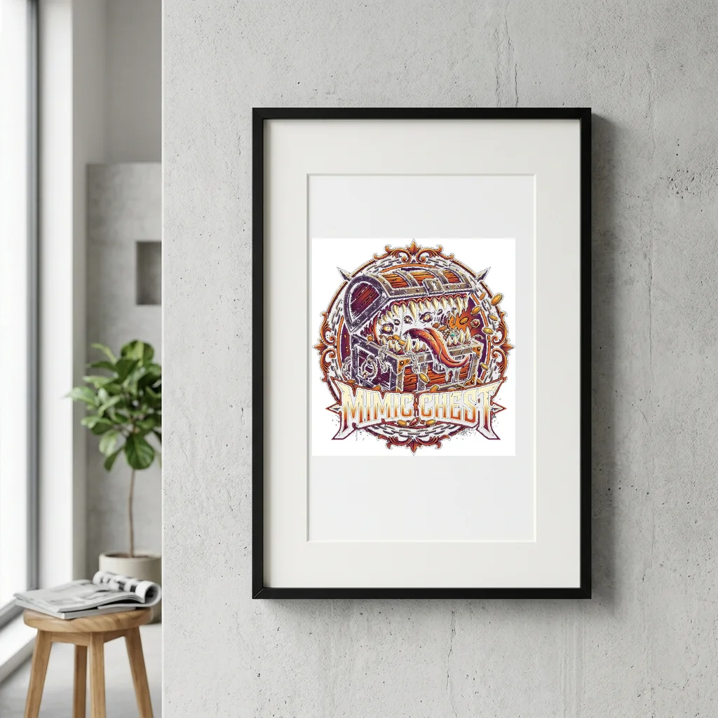 Supernova Starburst Energy — Gallery Framed Art Poster (Exhibition Frame)