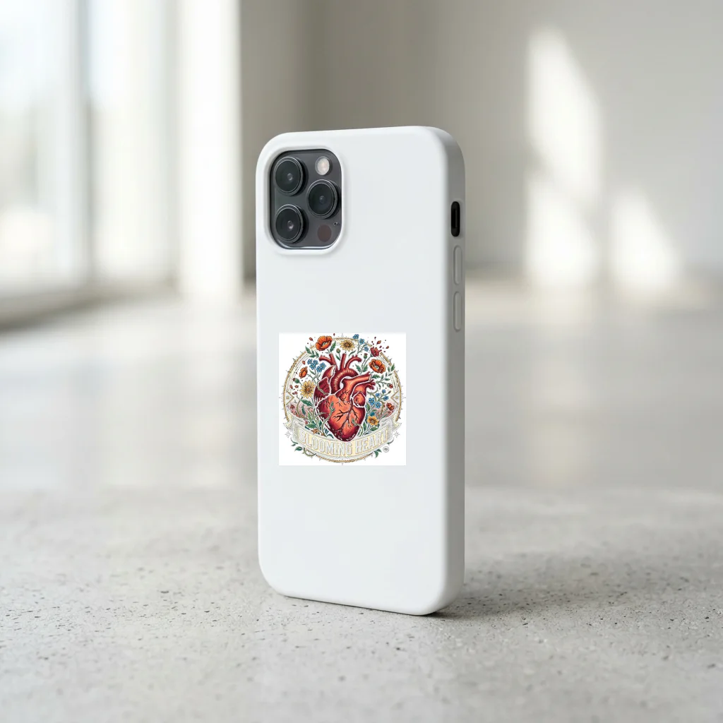 Lunar Moth Night Bloom — Impact Snap Smartphone Case
