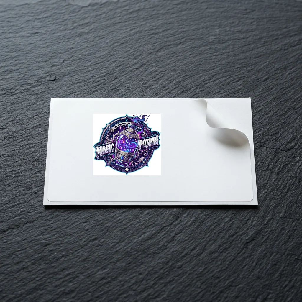 Cosmic Dragon Galactic Flame — Die-Cut Matte Vinyl Sticker (4-Inch)