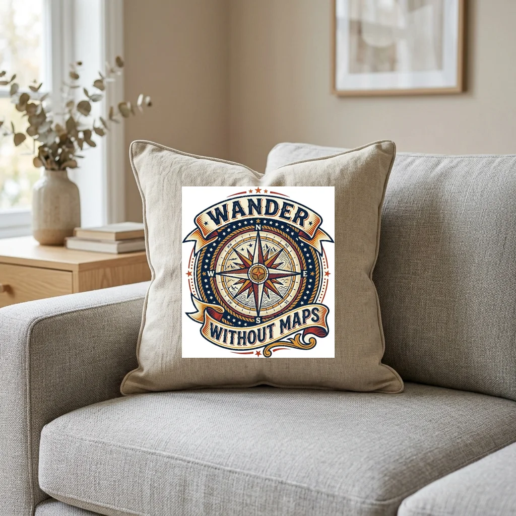 Starlight Celestial Stag — Square Linen Throw Pillow 18x18 (Natural Linen)