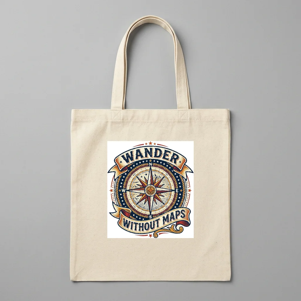 Starlight Celestial Stag — Organic Cotton Canvas Tote Bag (Natural)