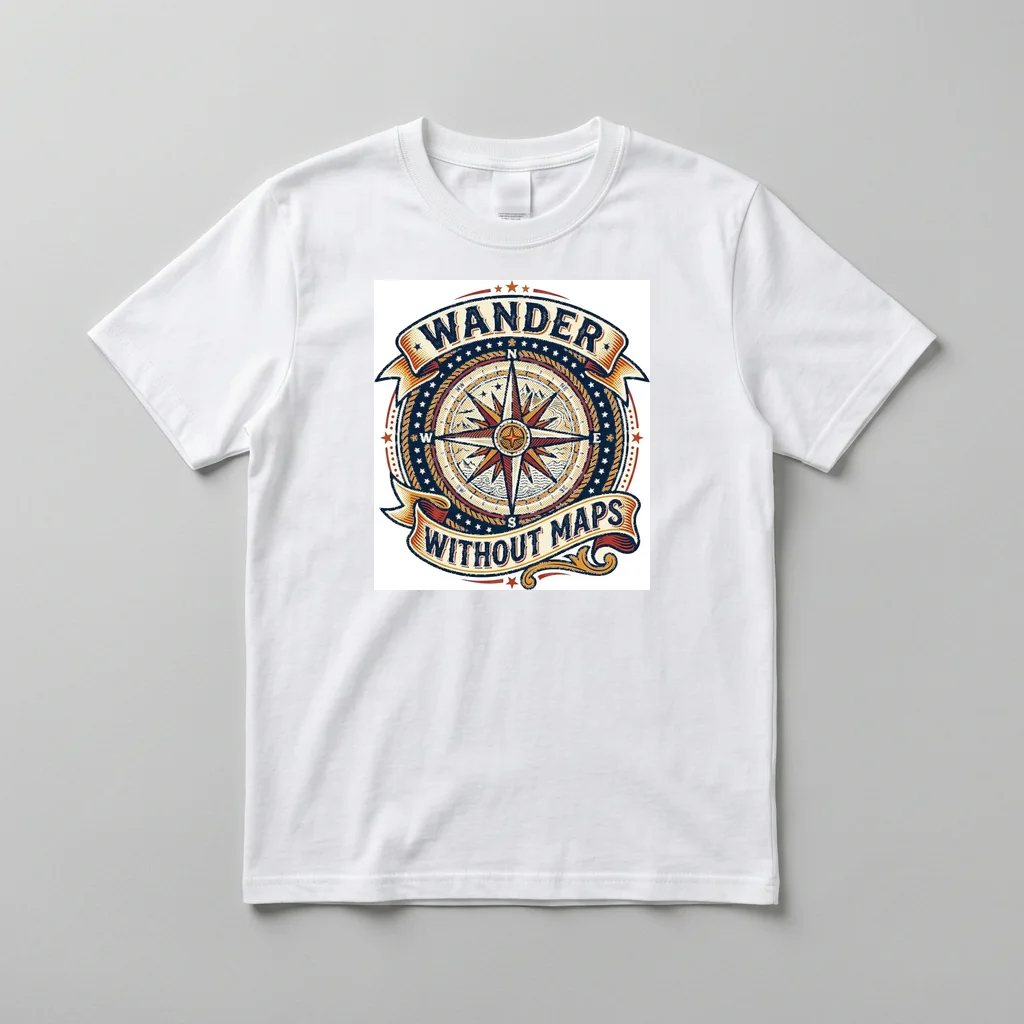 Starlight Celestial Stag — Everyday Crewneck Tee (Pure White)