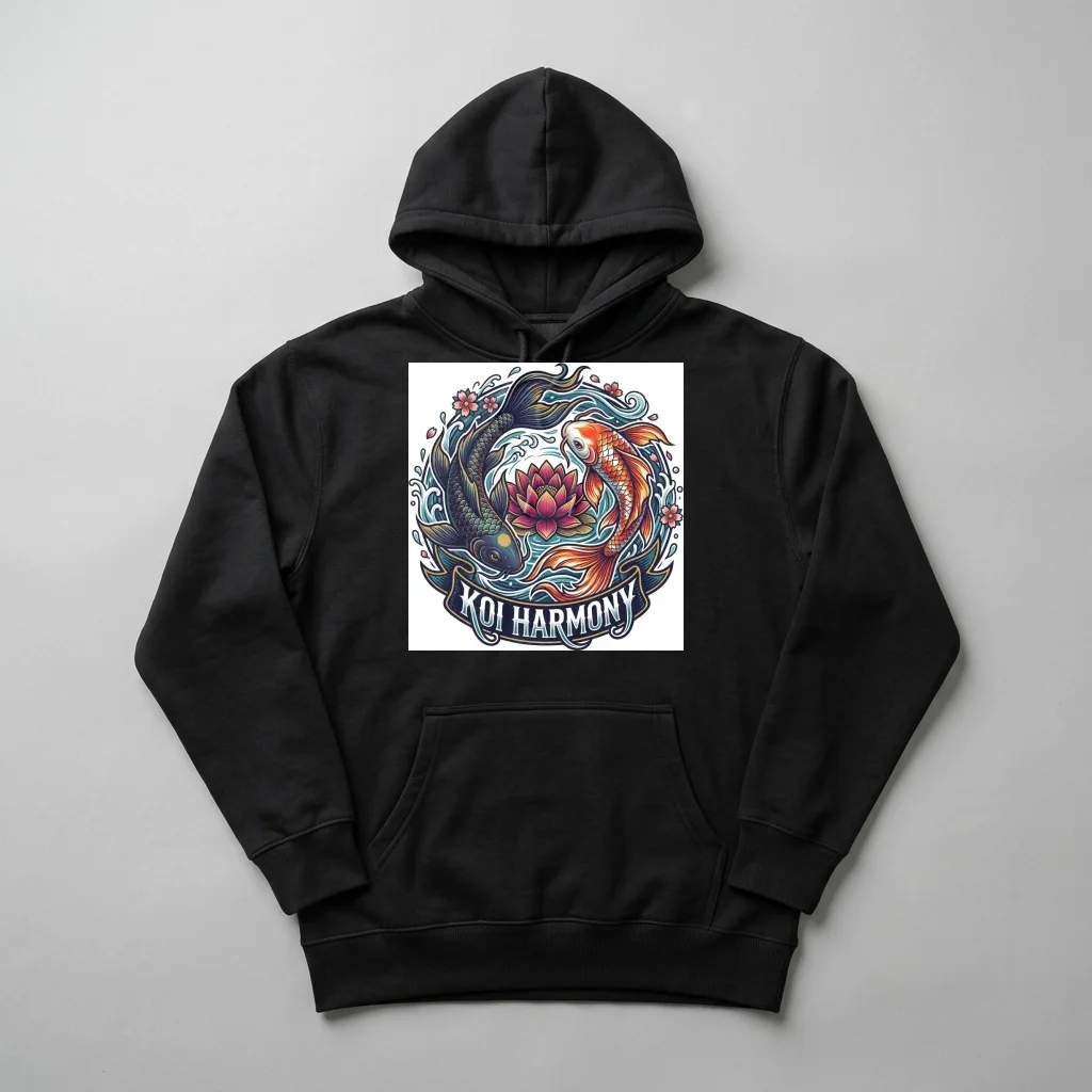 Celestial Wolf Moon Howl — Heavyweight Pullover Hoodie (Charcoal Black)