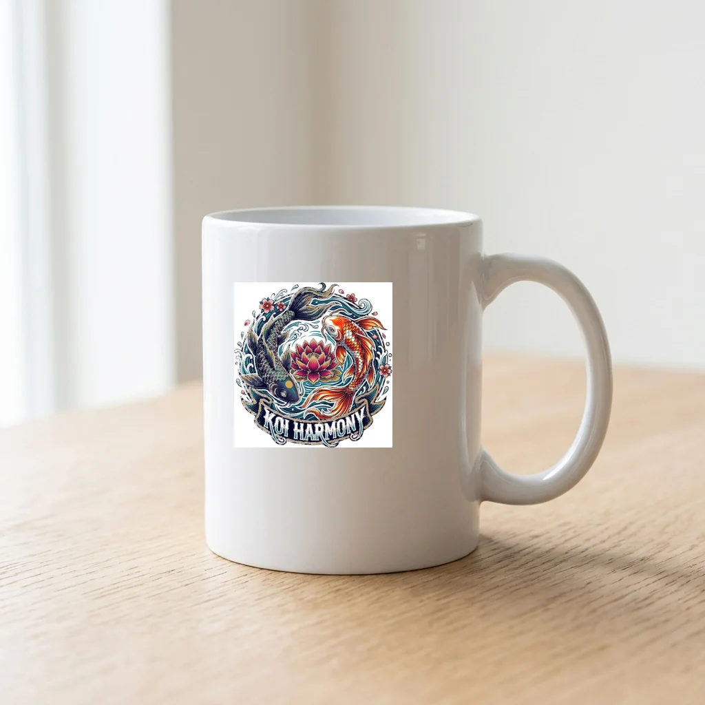 Celestial Wolf Moon Howl — Ceramic Coffee Mug 11oz (Glossy White)